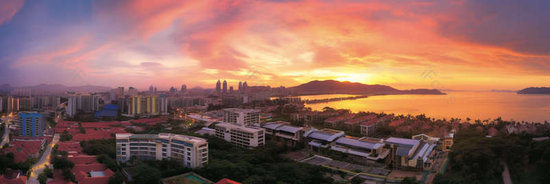 朝阳日出海景旅游放松度假酒店全景长片,高清,摄影图,摄影图片,图片大全,摄影图免费下载